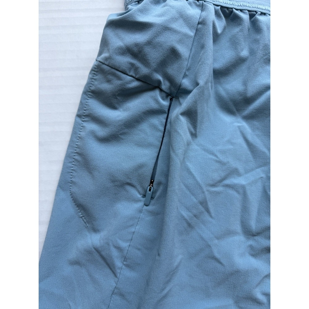 Nike Yoga Dri Fit Lined Shorts Men's Medium Blue - Picture 6 of 11